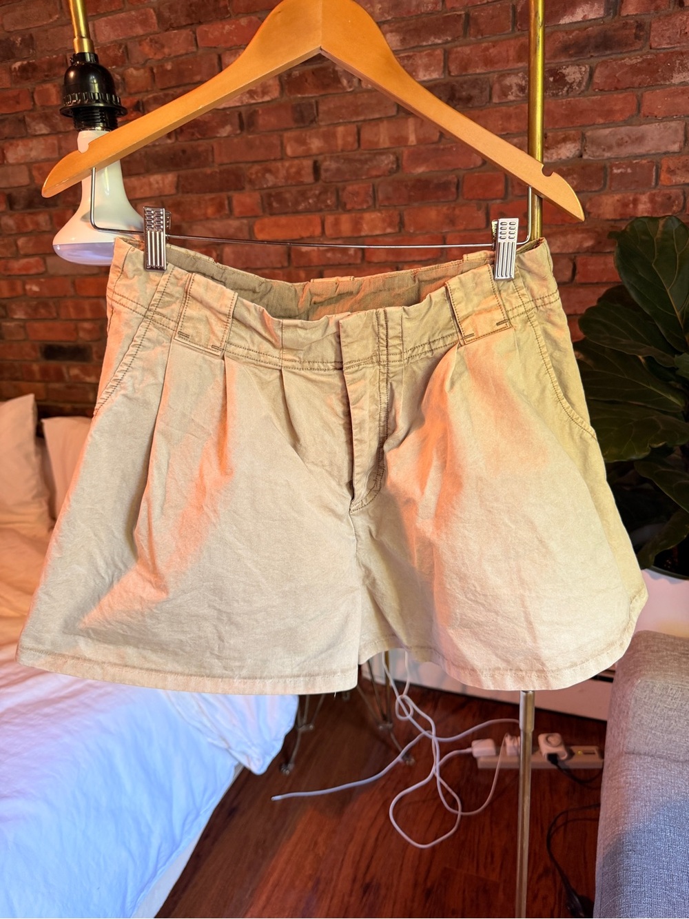 FP Free People pleated shorts
